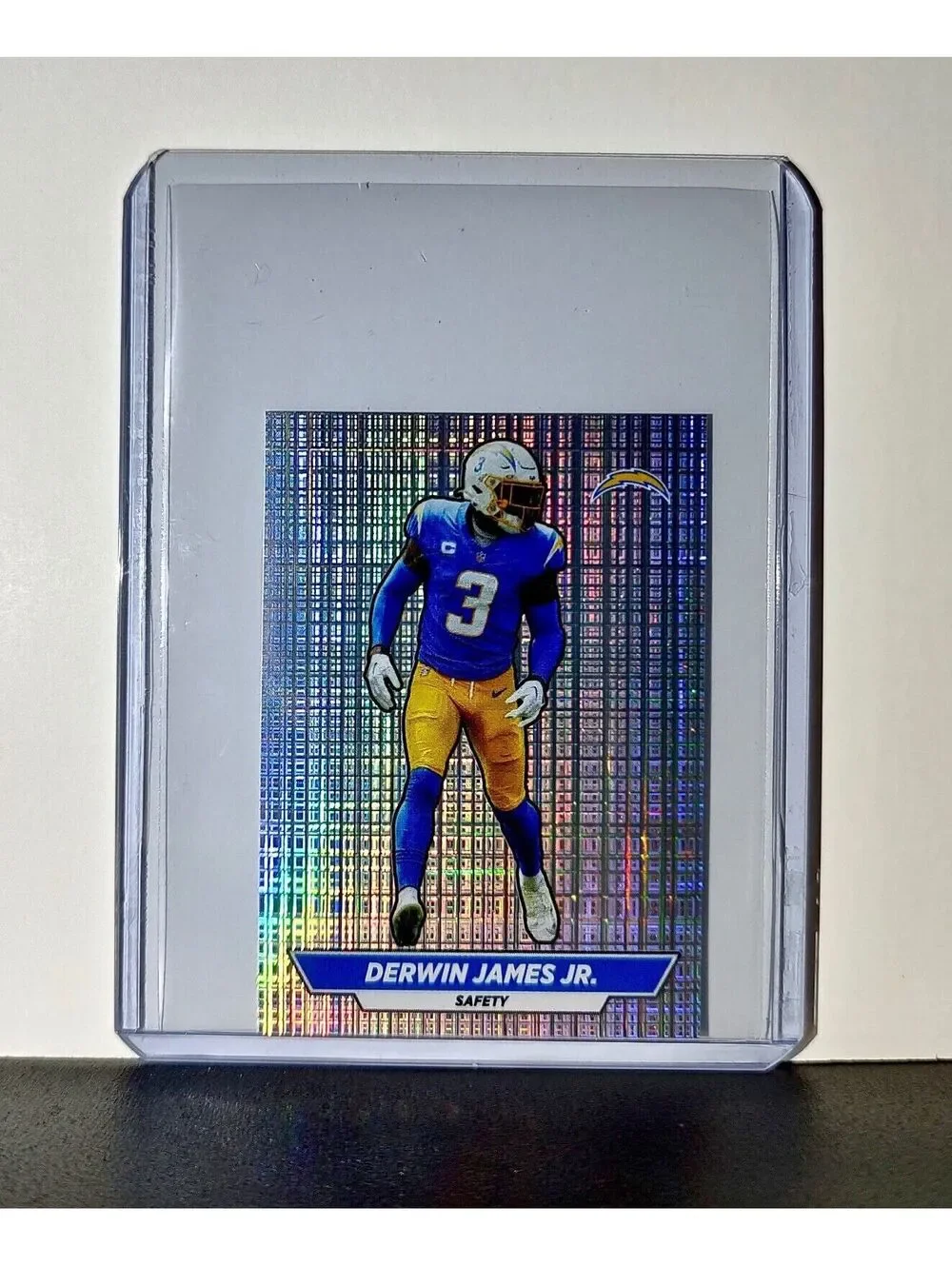 Derwin James Jr. 2024 Panini NFL Sticker #282 Foil Los Angeles Chargers
